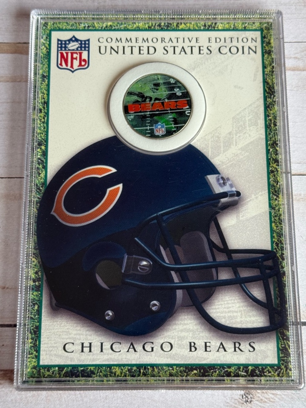 Vintage 2003 NFL Chicago Bears Commemorative US Half Dollar by Merrick Mint